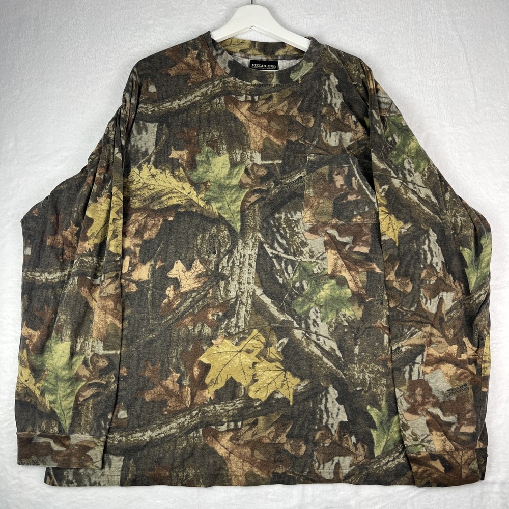 Men's Fieldline Realtree Long Sleeve All Over Print Long Sleeve T Shirt Size 2XL